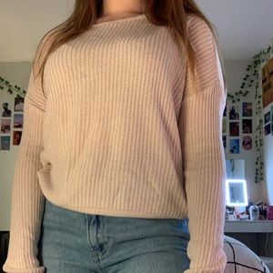 brandy baby pink sweater